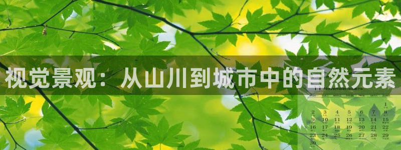 新gg官网_新宝GG创造奇迹：视觉景观：从山川到城市中的自然元素